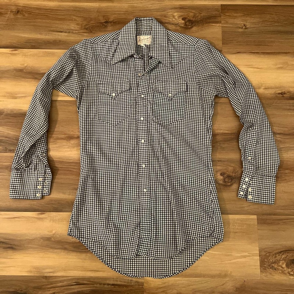 Vintage Tru West Rockmount Ranch Pearl Snap Western Shirt